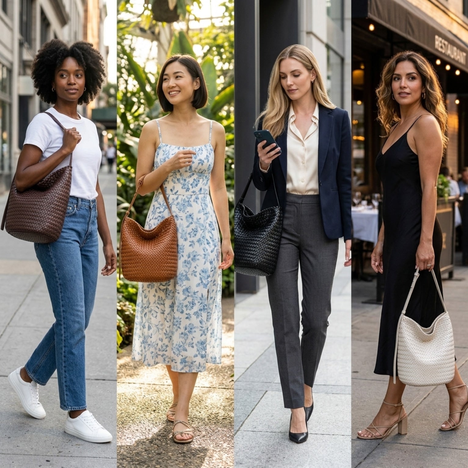 The Woven Vegan Leather Bucket Bag: Your New Everyday Essential