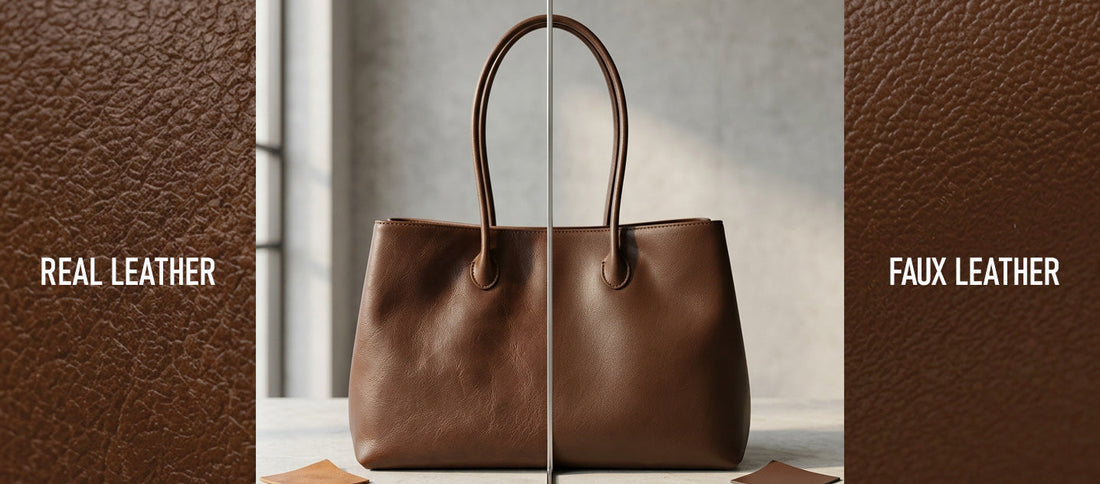 Leather vs Faux Leather Bags