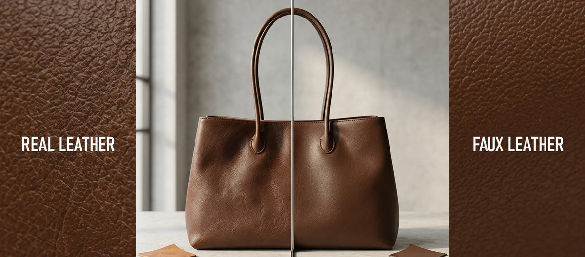 Leather vs Faux Leather Bags