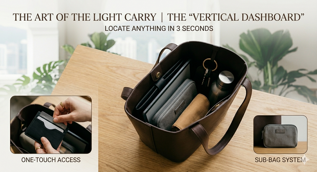 The Art of the Light Carry: How to Organize Your Bag for an "Unburdened" Day.
