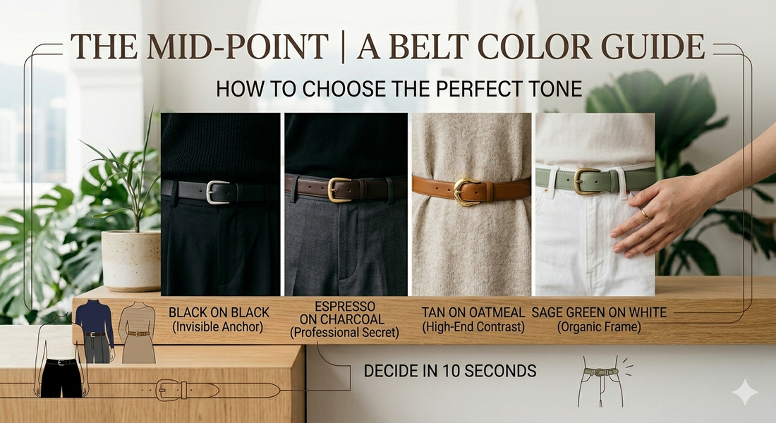 The Mid-Point: How to Choose a Belt Color that Frames Your Life.