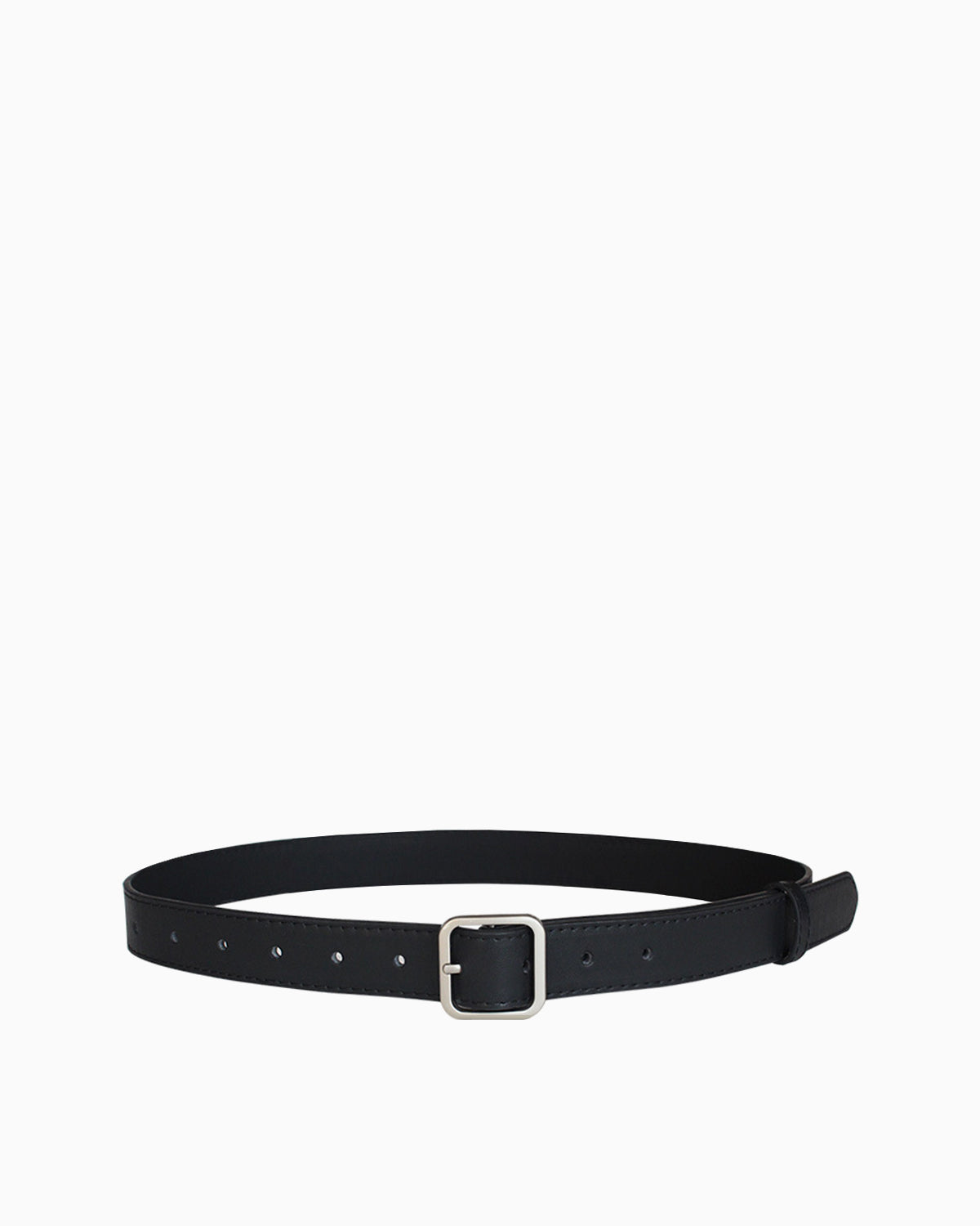 Women's Essential Waist Belt with Rectangular Buckle