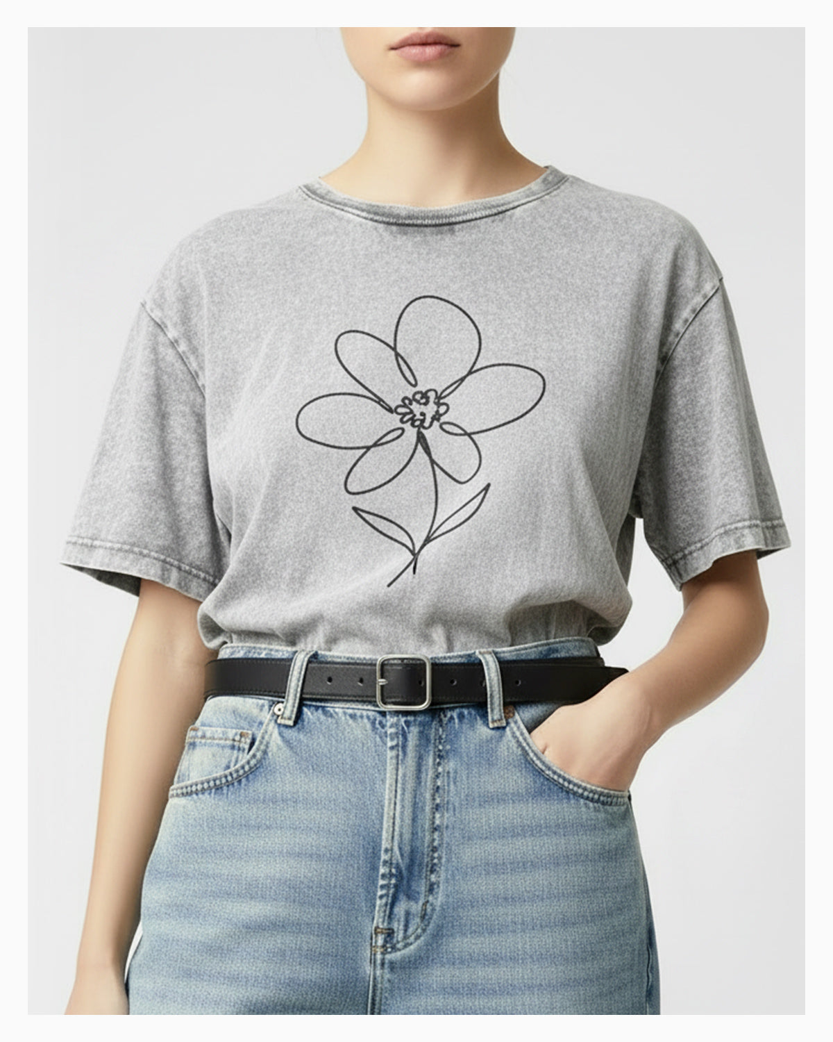 Women's Essential Waist Belt with Rectangular Buckle