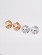 Textured Dome Stud Earrings