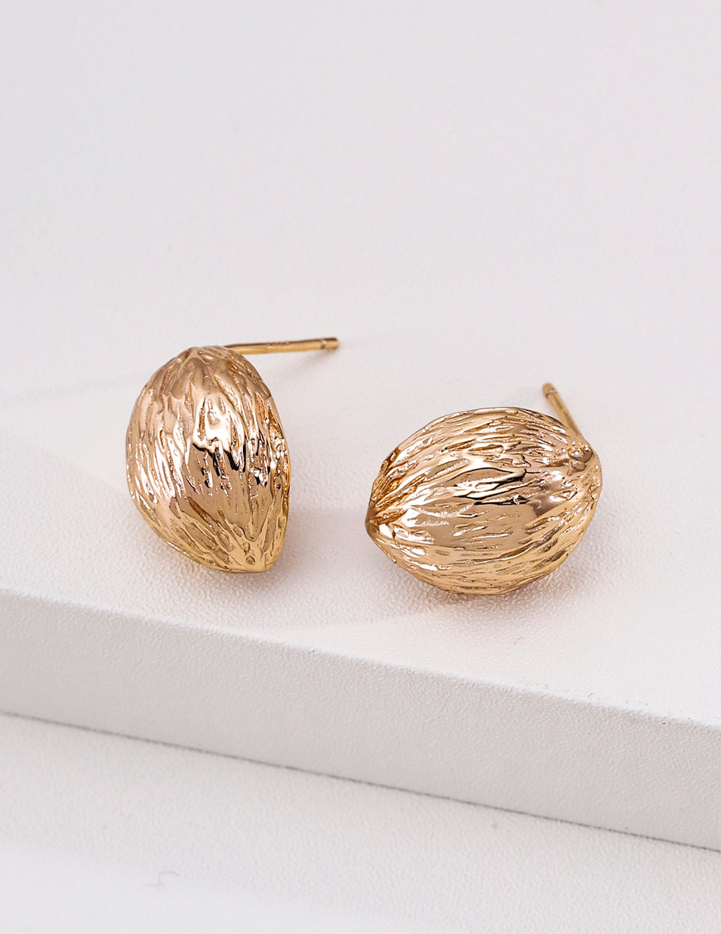 Textured Dome Stud Earrings
