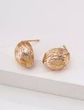 Textured Dome Stud Earrings