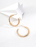 Organic Open Hoop Earrings