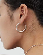 Organic Open Hoop Earrings