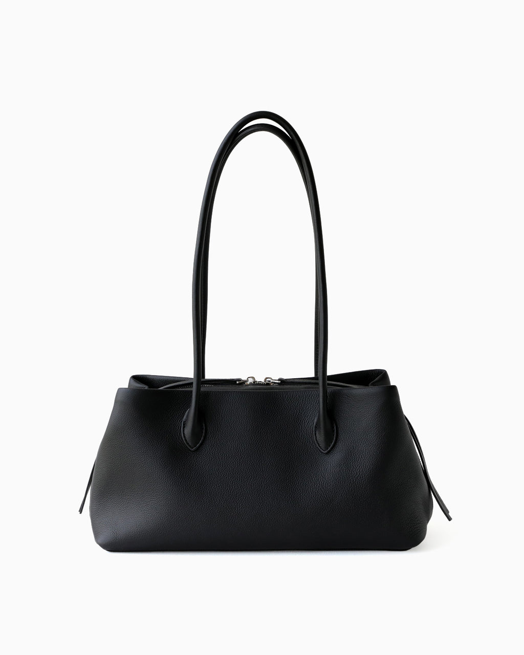 Black Genuine Full-Grain Leather Commuter Shoulder Bag | BUCKLE Collective