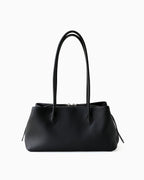 Black Genuine Full-Grain Leather Commuter Shoulder Bag | BUCKLE Collective