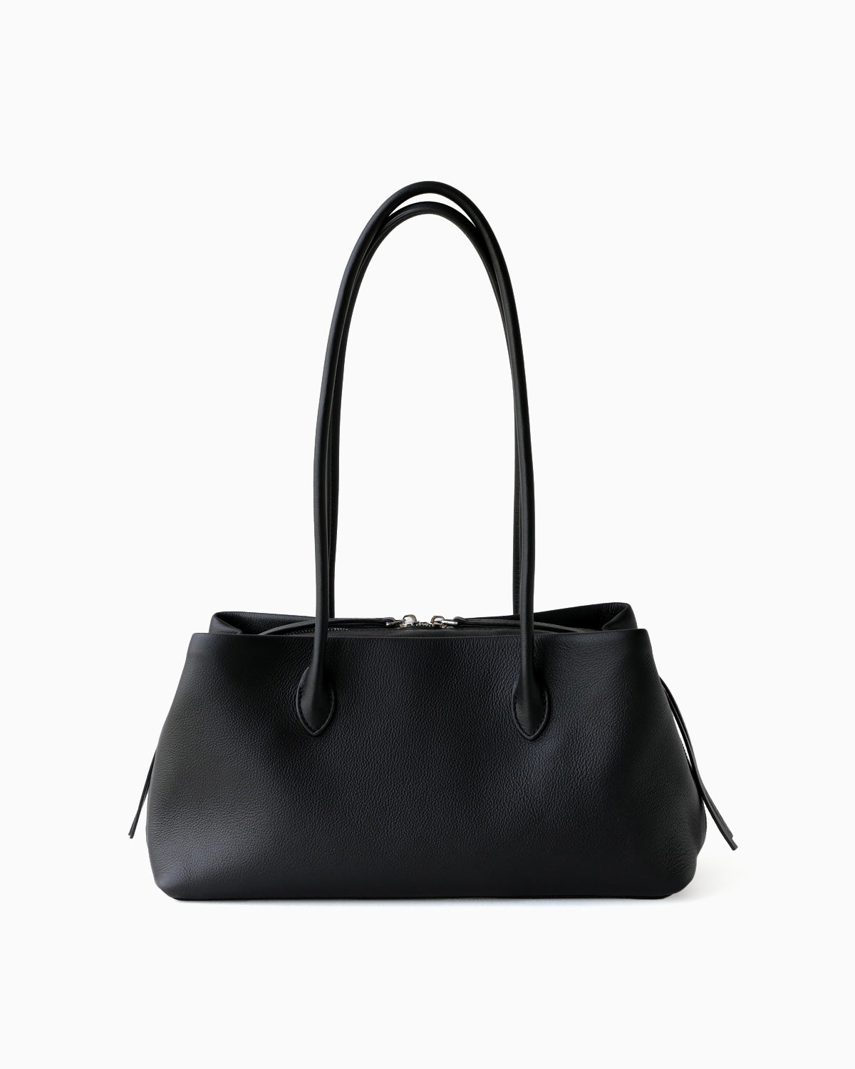 Black Genuine Full-Grain Leather Commuter Shoulder Bag | BUCKLE Collective