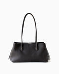 Dark Coffee Brown Genuine Full-Grain Leather Commuter Shoulder Bag | BUCKLE Collective
