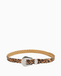 Leopard Print Handwoven Belt for Women Stylish & Trendy