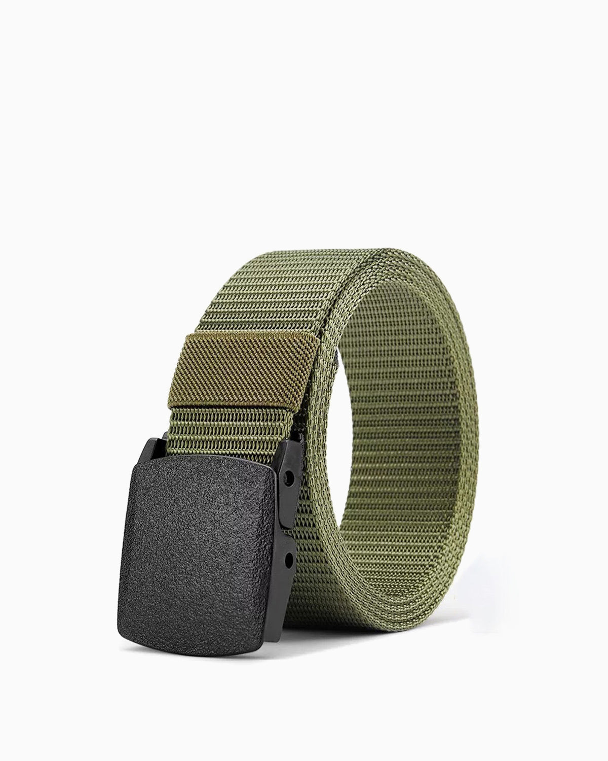 Men's Active & Outdoor Lightweight Tactical Nylon Belt, Army Green