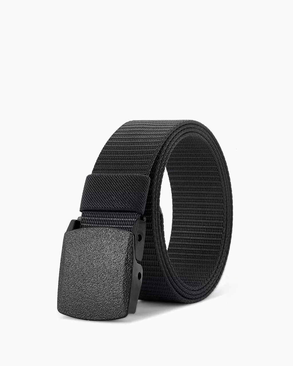 Men's Active & Outdoor Lightweight Tactical Nylon Belt, Black
