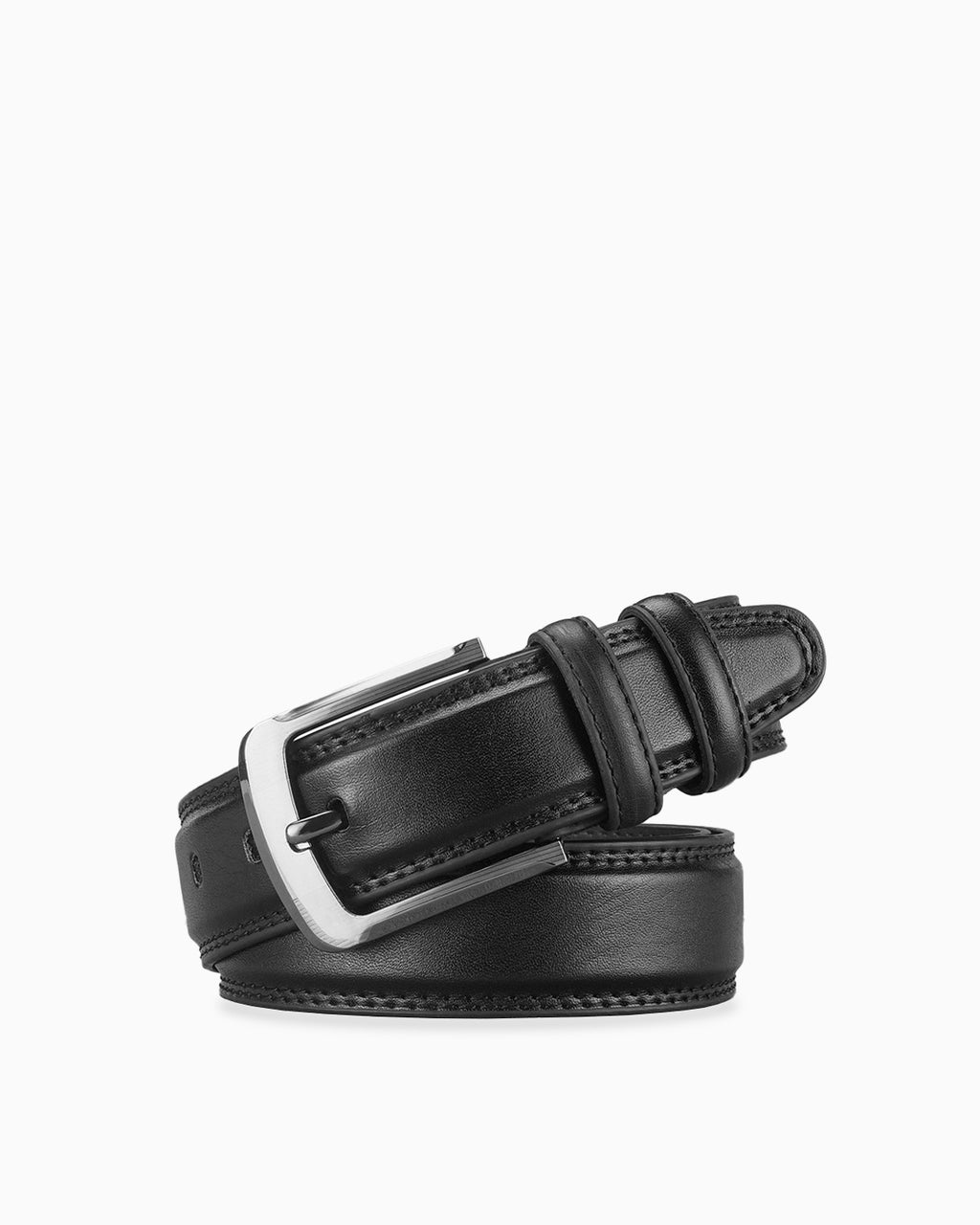 Men's Essential Genuine Leather Black Belt
