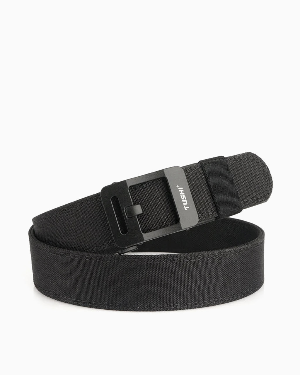 Men's Outdoor Black Belt with Quick-Release Buckle