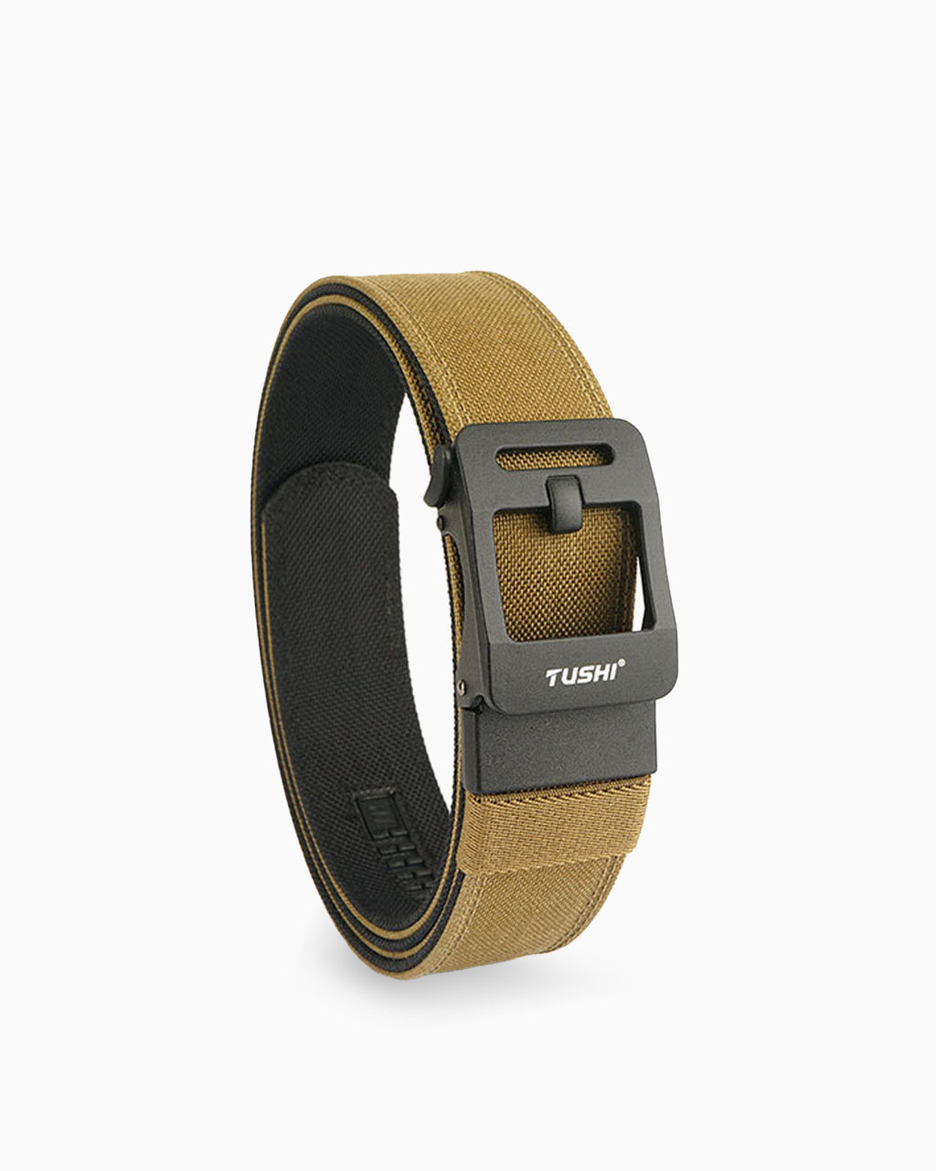Men's Outdoor Brown Belt with Quick-Release Buckle
