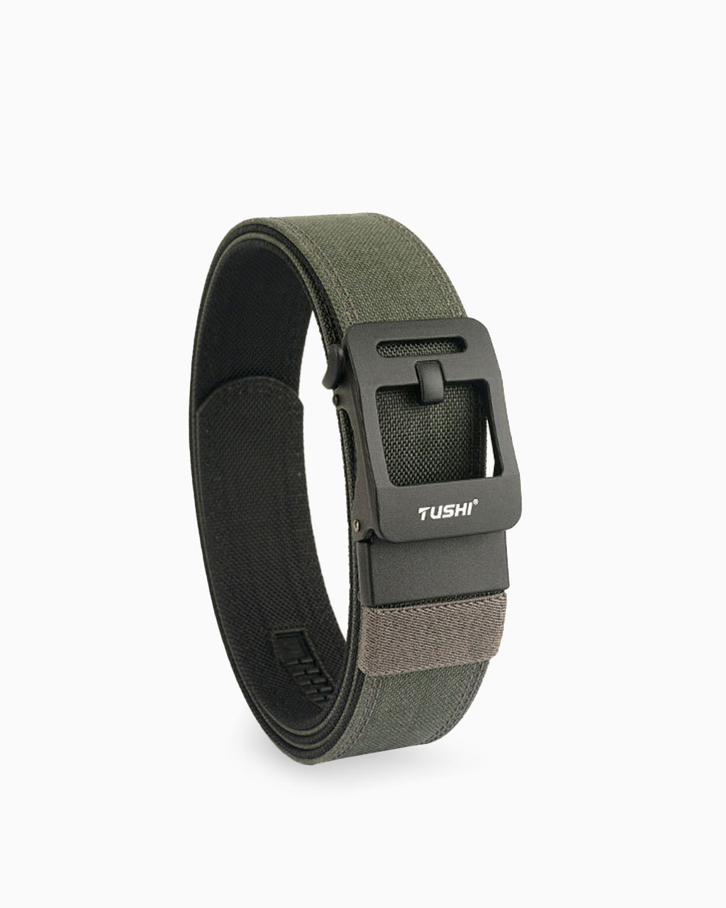Men's Outdoor Gray Belt with Quick-Release Buckle