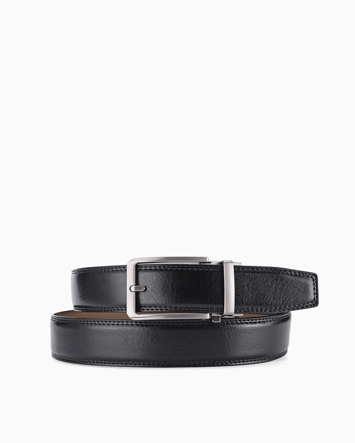 Men's Classic Genuine Leather Black Ratchet Belt