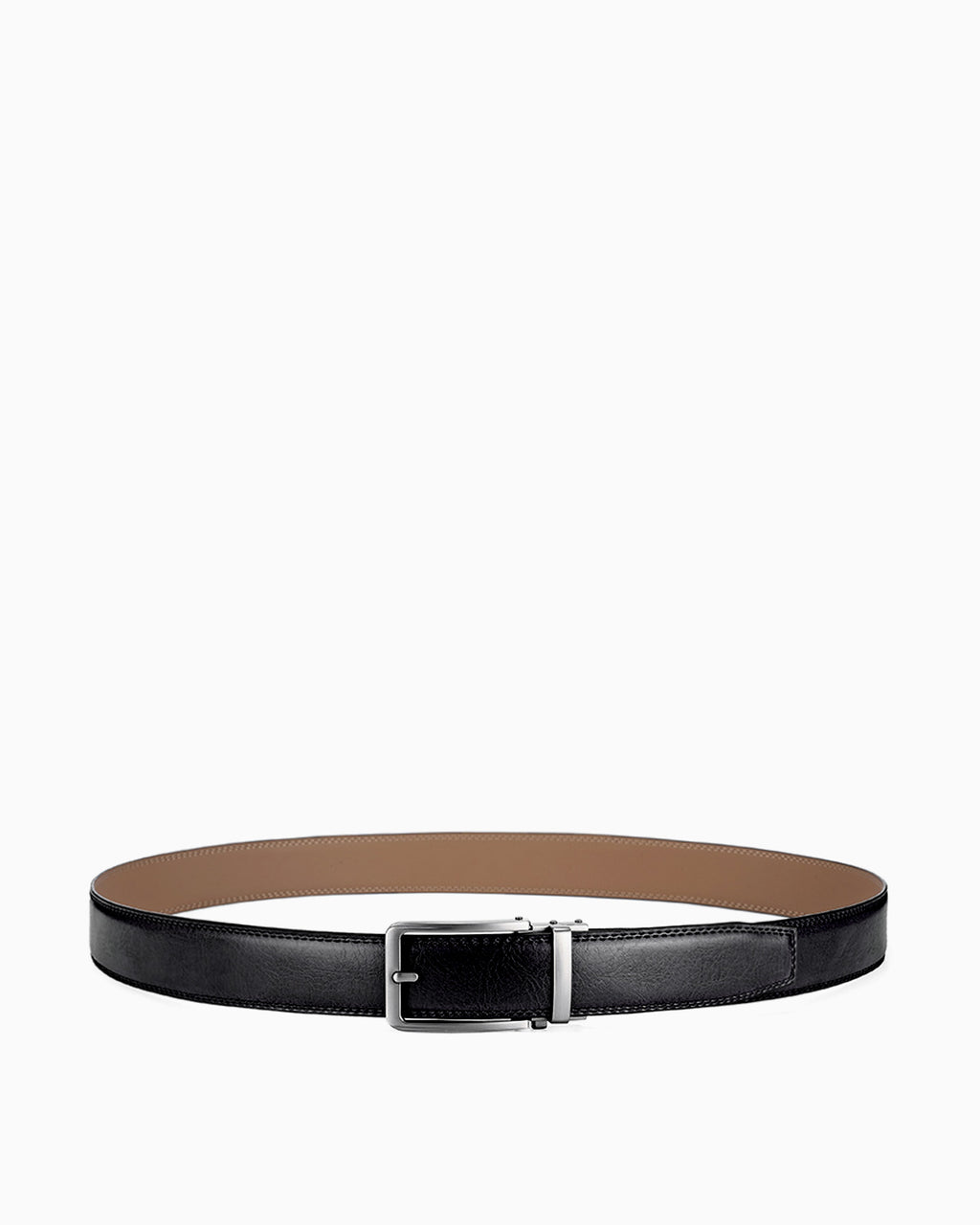 Men's Classic Genuine Leather Black Ratchet Belt