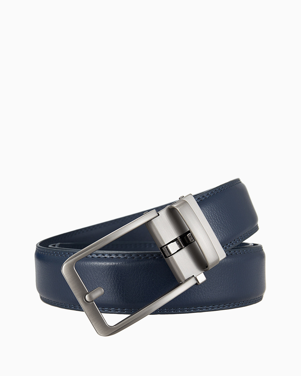 Men's Classic Genuine Leather Blue Ratchet Belt
