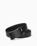 Men's Business Casual Genuine Leather  Black Ratchet Belt