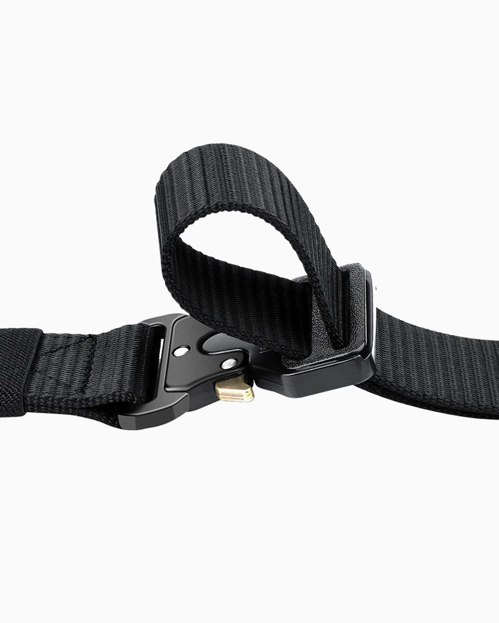 Men's Heavy-Duty Performance Tactical Black Belt with Cobra Buckle