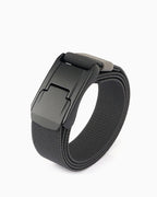Men's Outdoor Tactical Gray Belt with Quick-Release Buckle
