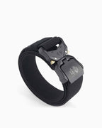 Tactical Elastic Heavy-Duty Black Belt with Quick-Release Buckle