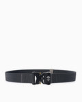 Tactical Elastic Heavy-Duty Dark Gray Belt with Quick-Release Buckle