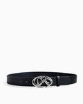 Y2K Unisex Designer Belt with Artistic Rising Star Silver Buckle