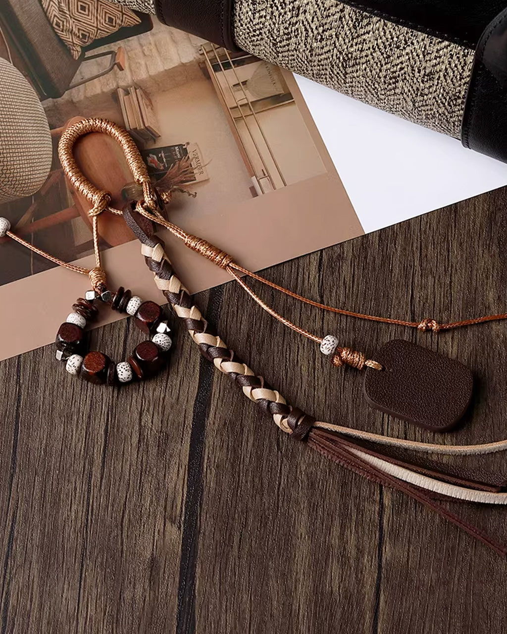 The Signature Artisan Charm Keychain for Bag