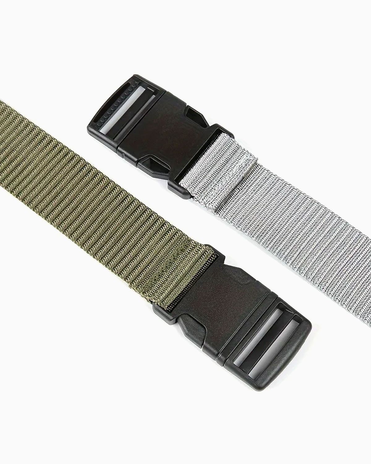 Men's Tactical Outdoor Army Green Belt with Quick-Release Buckle