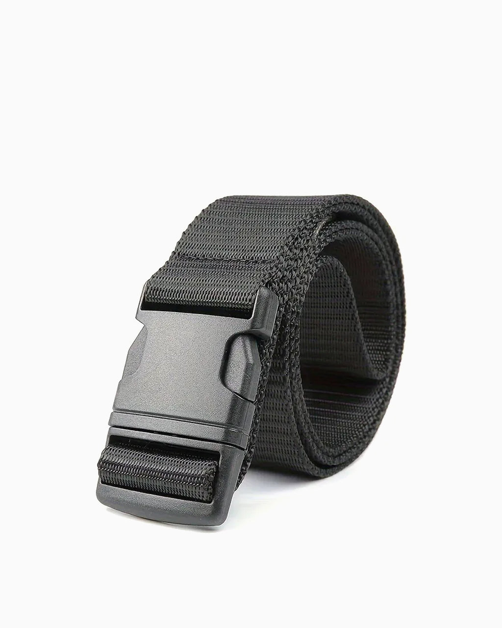 Men's Tactical Outdoor Black Belt with Quick-Release Buckle