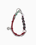 Stylish Braided Rope Bag Keychain with Sun Charm
