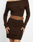 Women's Suede Leather Wide Belt with Silver Buckle, Camel color