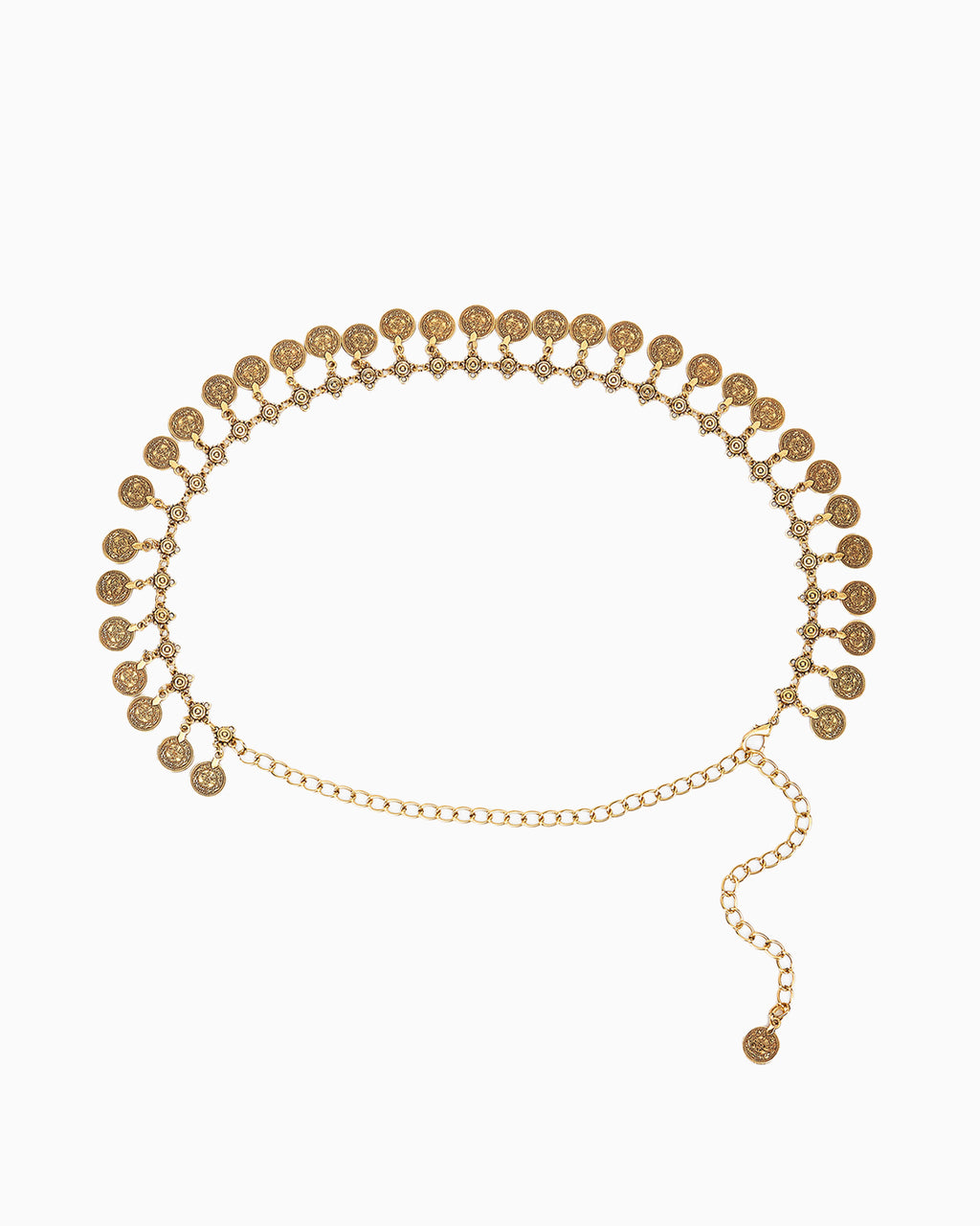 Women's Bohemian Gold Medallion Waist Chain Belt
