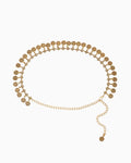 Women's Bohemian Gold Medallion Waist Chain Belt