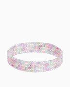 Women's Bohemian Summer Style Beaded Wrap Belt, Pastel colors