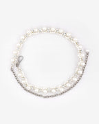Women's Pearl & Crystal Chain Belt, Bridal chain belt