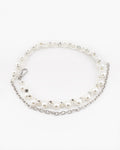 Women's Pearl & Crystal Chain Belt, Bridal chain belt