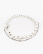 Women's Pearl & Crystal Chain Belt, Bridal chain belt