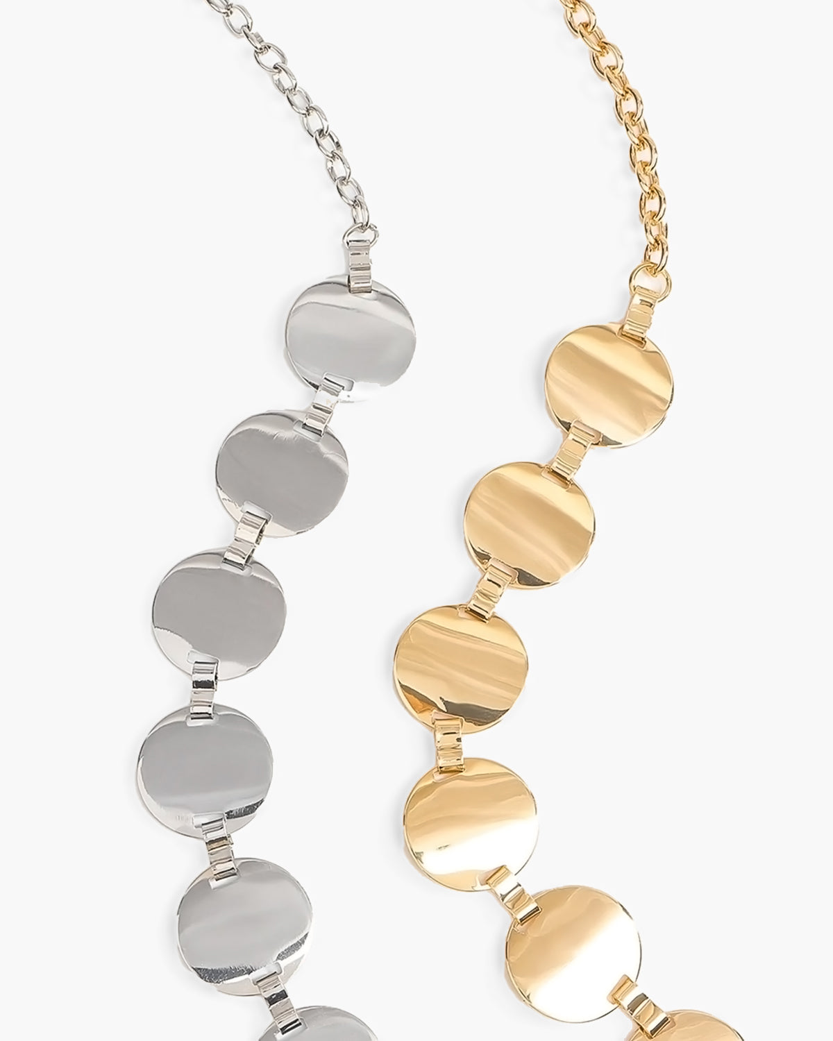 Women's Reflective Discs Chain Belt