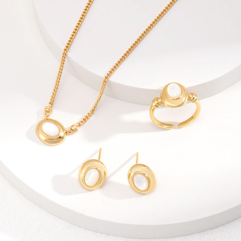 Women's 18K Gold Plated on S925 Sterling Silver Jewelry Collection by BUCKLE Collective - Pearl & Gemstone Necklaces, Gemstone Rings, Pearl Earrings, Bracelets